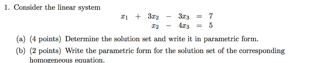 3x3 linear equation systems problem