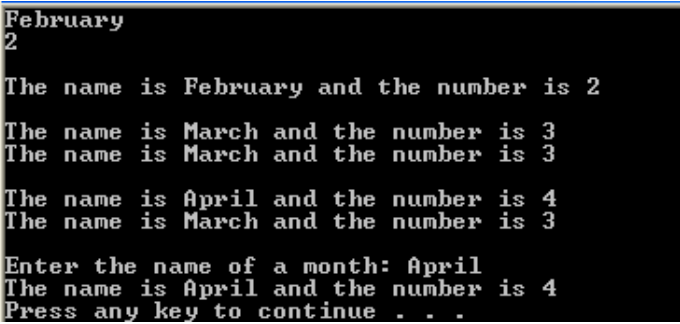 Solved Month Class Design a class named Month. The class | Chegg.com