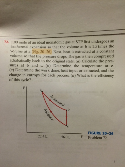 1 Mole Of Gas At Stp