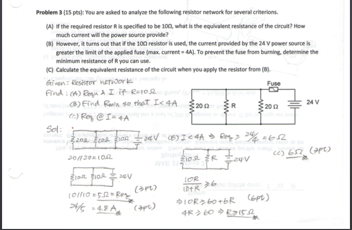 Solved Problem 3 (15 pts): You are asked to analyze the | Chegg.com