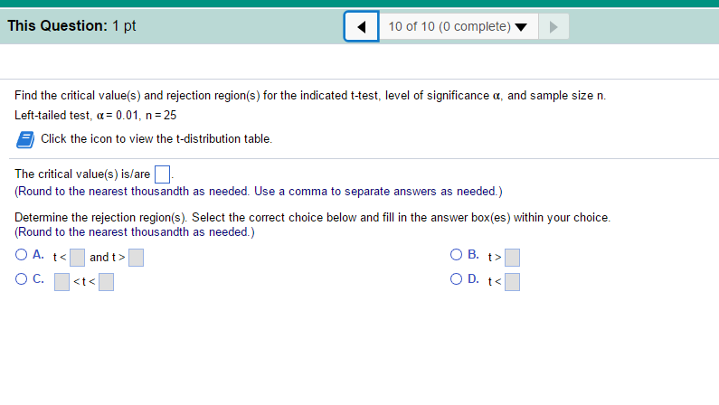 Solved Find The Critical Value(s) And Rejection Region(s) | Chegg.com