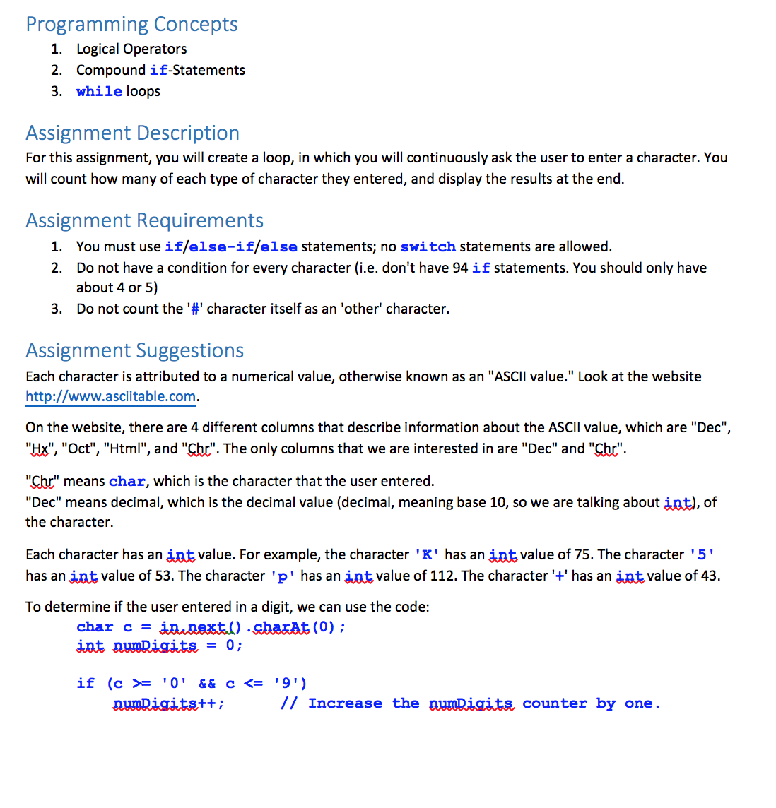 Solved Programming Concepts 1. Logical Operators 2. Compound | Chegg.com