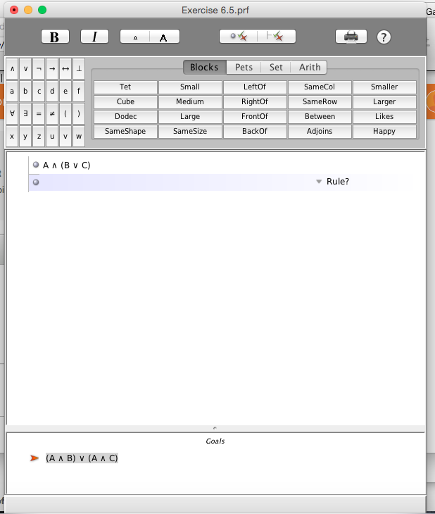 Solved Fitch Formal Proof : A ? (B ? C) To Prove (A ? B) | Chegg.com