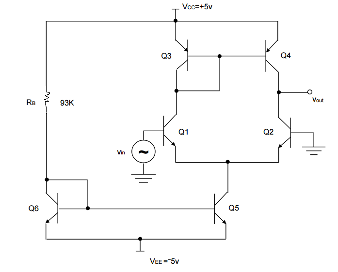 Solved For the active-loaded BJT Differential Amplifier on | Chegg.com