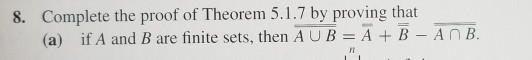 Solved Complete The Proof Of Theorem 5.1.7 By Proving That | Chegg.com