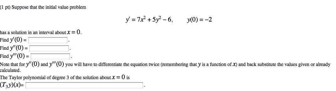 Solved Suppose that the initial value problem has a | Chegg.com