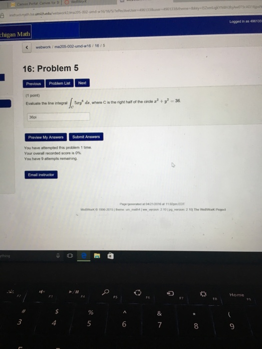 Solved e Find The work Done By The 1 0 Find the work done by | Chegg.com