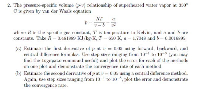 Solved 2. The Pressure-specific Volume (p-u) Relationship Of 