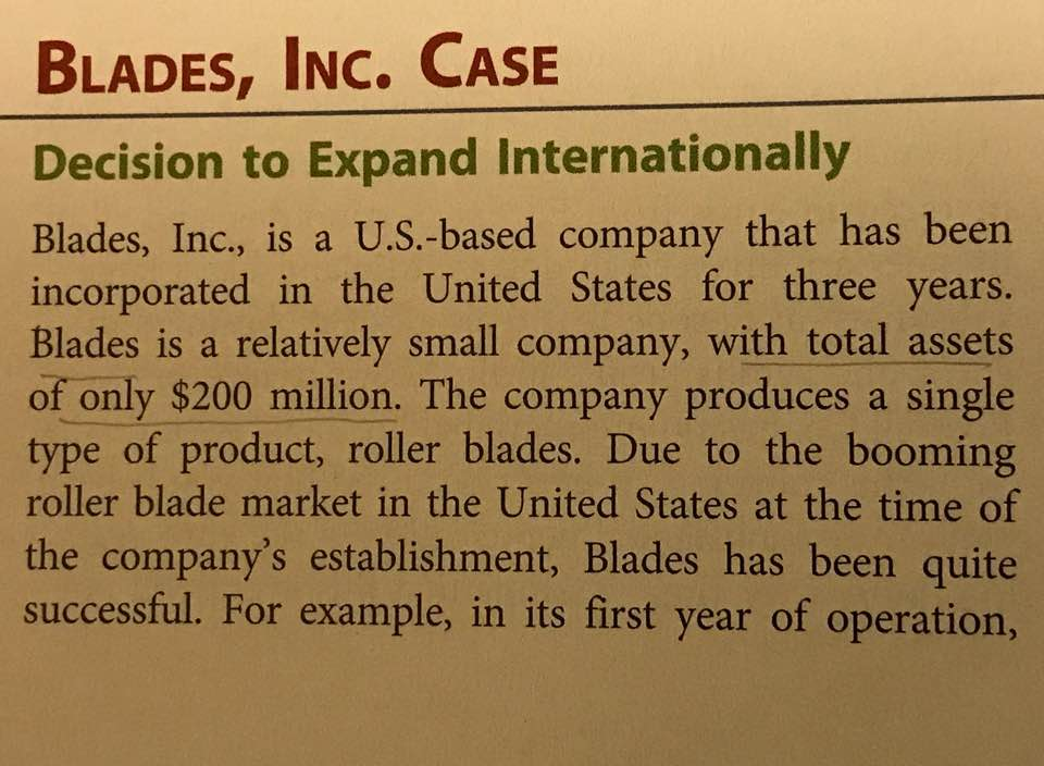 blades inc case study answers chapter 4
