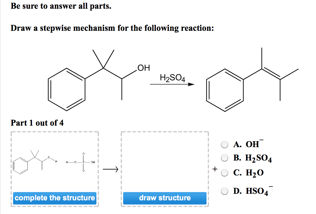 draw a stepwise mechanism for the following reaction 2xsafari