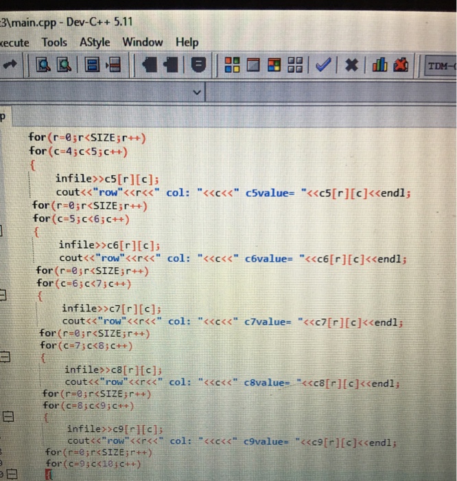 Solved I'm trying to read an input file onto c++ that | Chegg.com