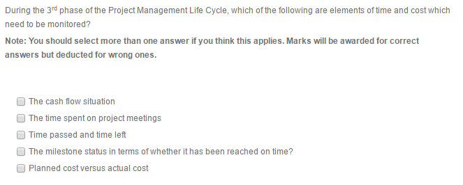Solved During the 3rd phase of the Project Management Life | Chegg.com
