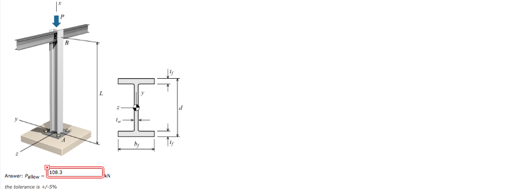 solved-a-6061-t6-aluminum-alloy-wide-flange-shape-having-chegg