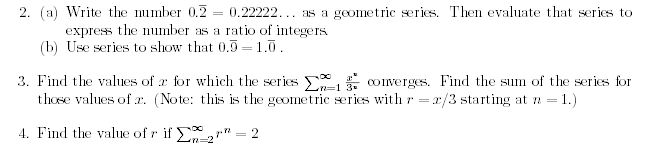 Solved Write the number 0.2 = 0.22222 as a geometric | Chegg.com