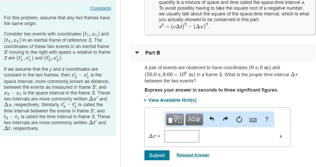 Solved quantity is a mixture of space and time called the