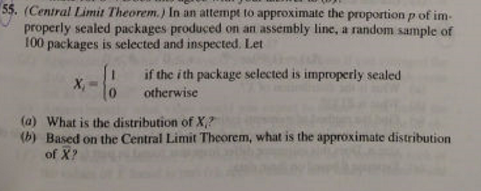 enumerate the steps in solving problem using central limit theorem brainly