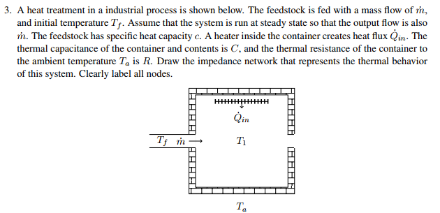 Solved 3. A Heat Treatment In A Industrial Process Is Shown 