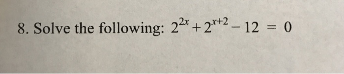 2x 2 2 12 0