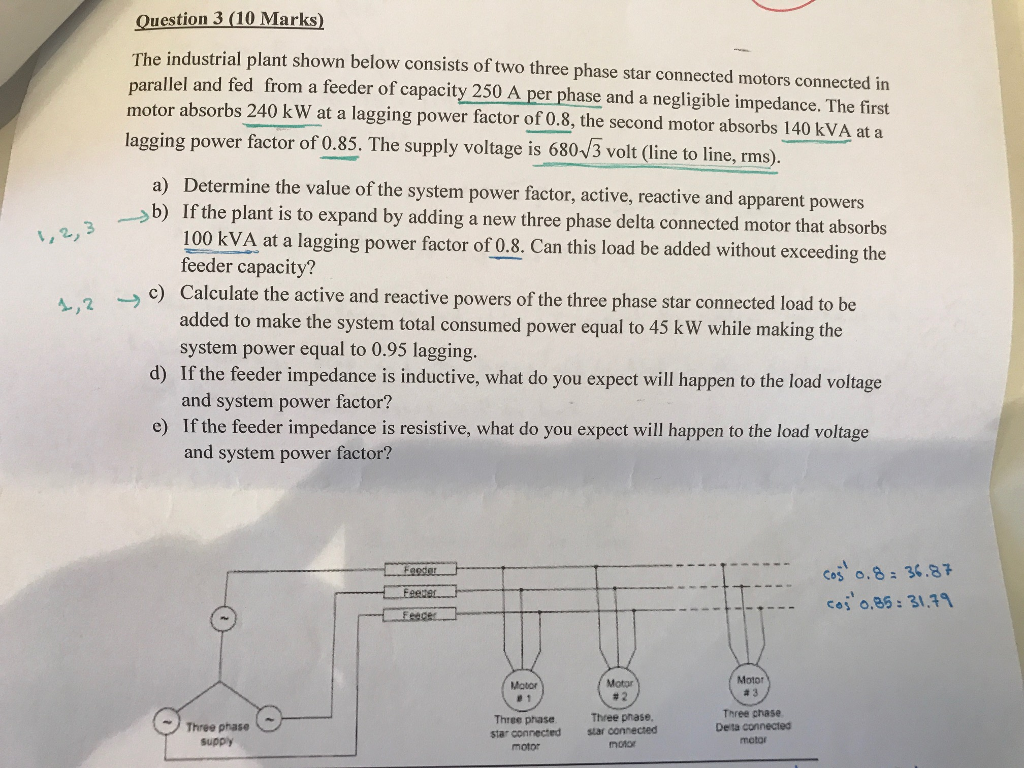 Solved The industrial plant shown below consists of two | Chegg.com