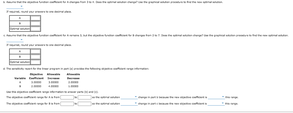Solved Max 3A+ 2B 1A + 1B 14 3A + 1B 26 1A + 2B 16 a. Choose | Chegg.com