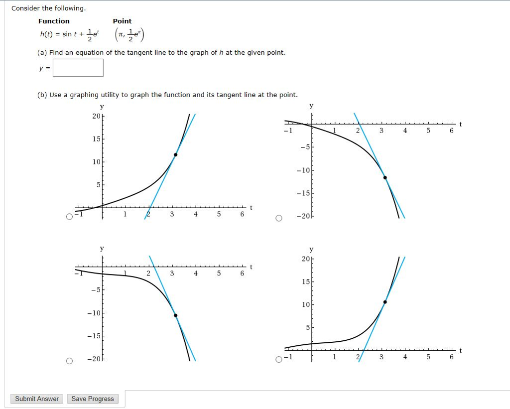 Solved Consider the following Function h(t) sin t + (a) Find | Chegg.com