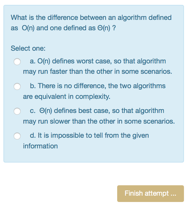 Solved What is the difference between an algorithm defined | Chegg.com