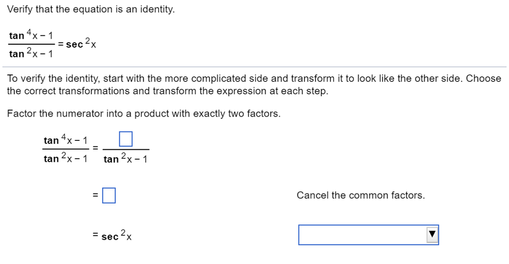 solved-verify-that-the-equation-is-an-identity-tan-4x-1-chegg