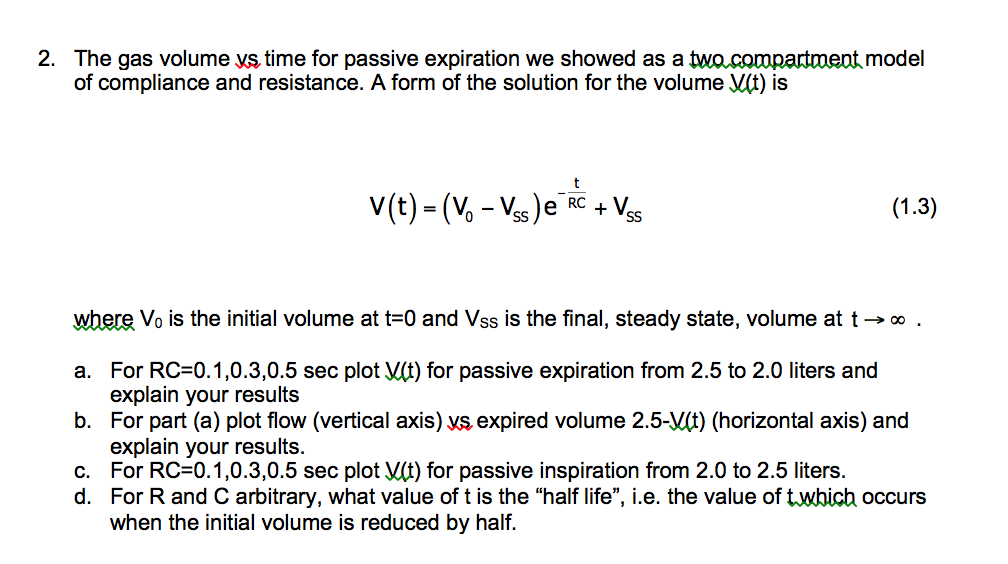 Solved (Math And Biology) Can You Do #2 "a" And "b" Step By | Chegg.com