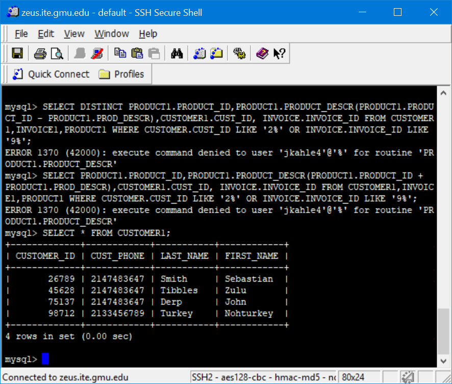 Solved zeus ite gmu edu default ssh secure shell file chegg