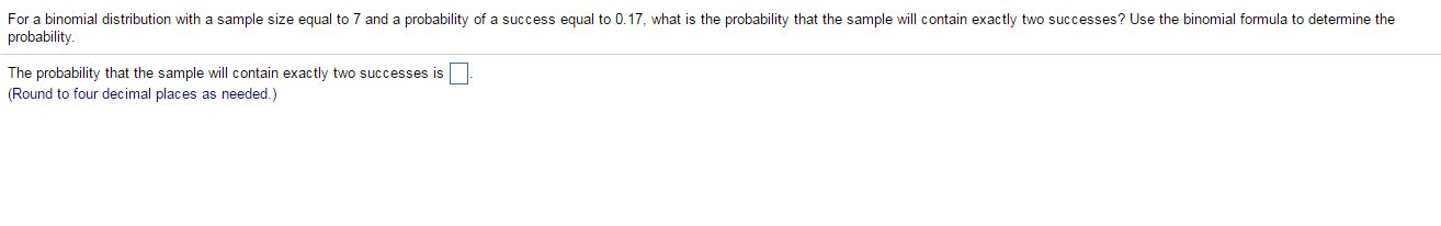 Solved For a binomial distribution with a sample size equal | Chegg.com