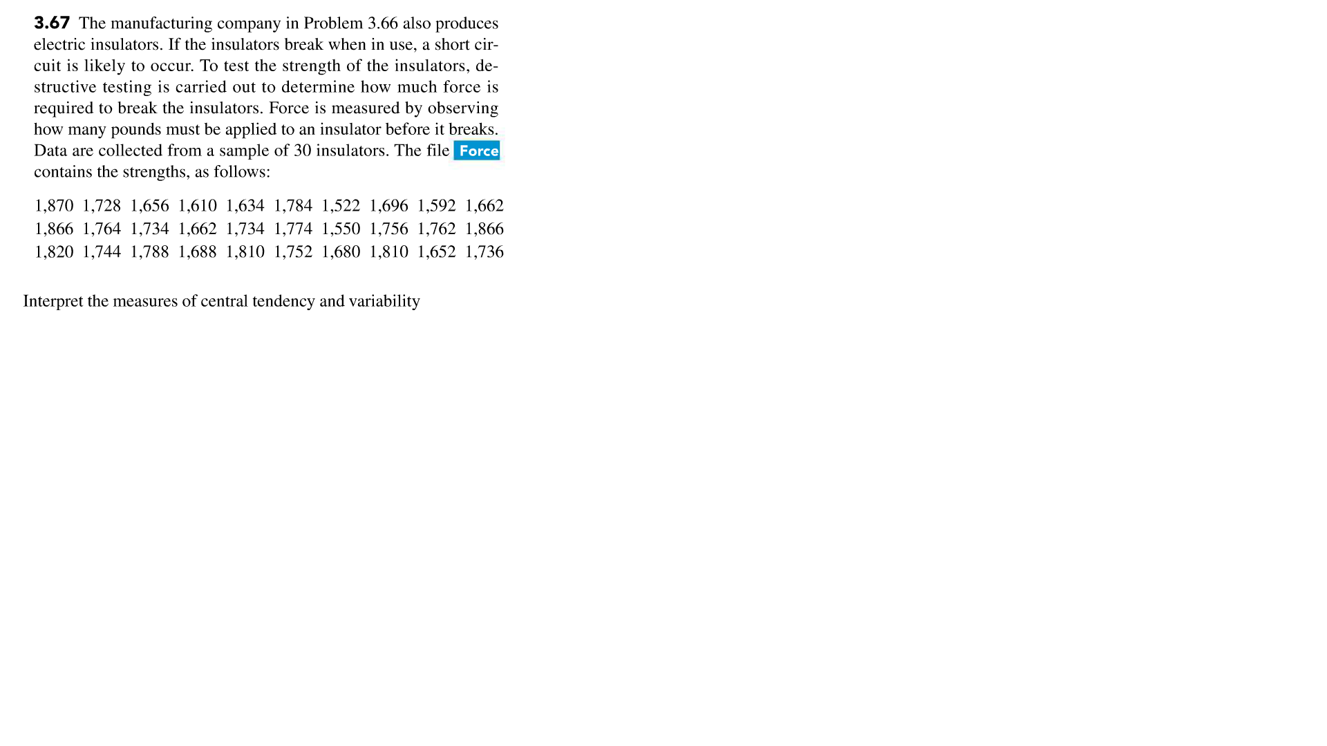 Solved Please describe the data using sentences that you get