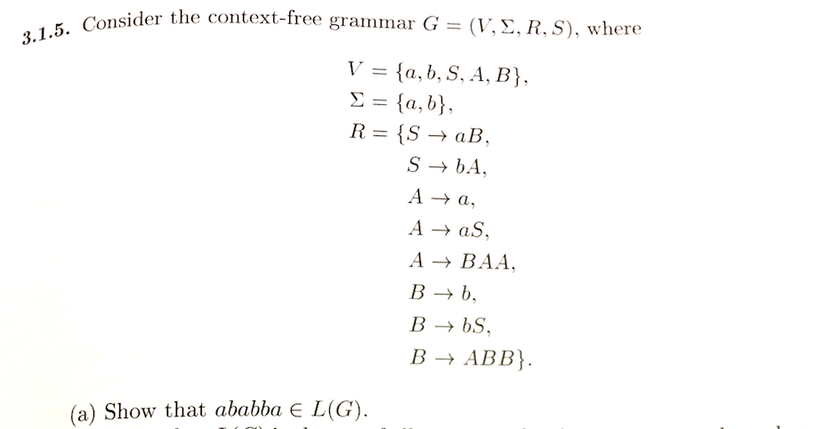 Solved Consider the context-free grammar G = (V, sigma, R, | Chegg.com