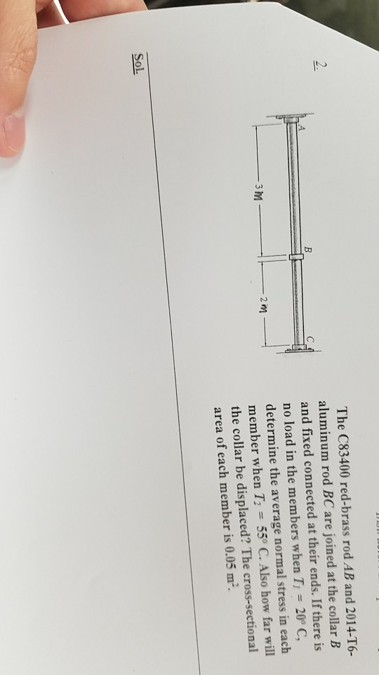 Solved The C83400 redbrass rod AB and 2014T6 aluminum rod