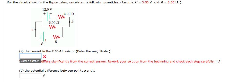 Solved For the circuit shown in the figure below, calculate | Chegg.com