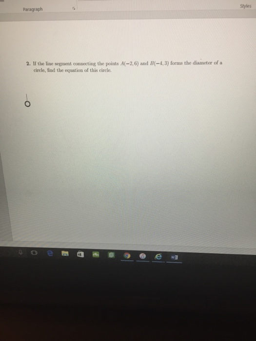 Solved I know we use (x-h)^2 +(y-k)^2=r^2 .. are we going to | Chegg.com