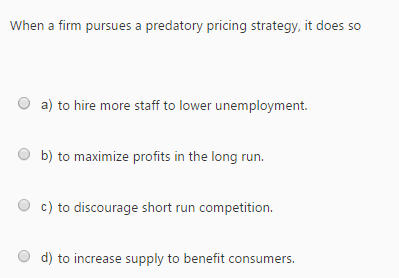 loss leader vs predatory pricing