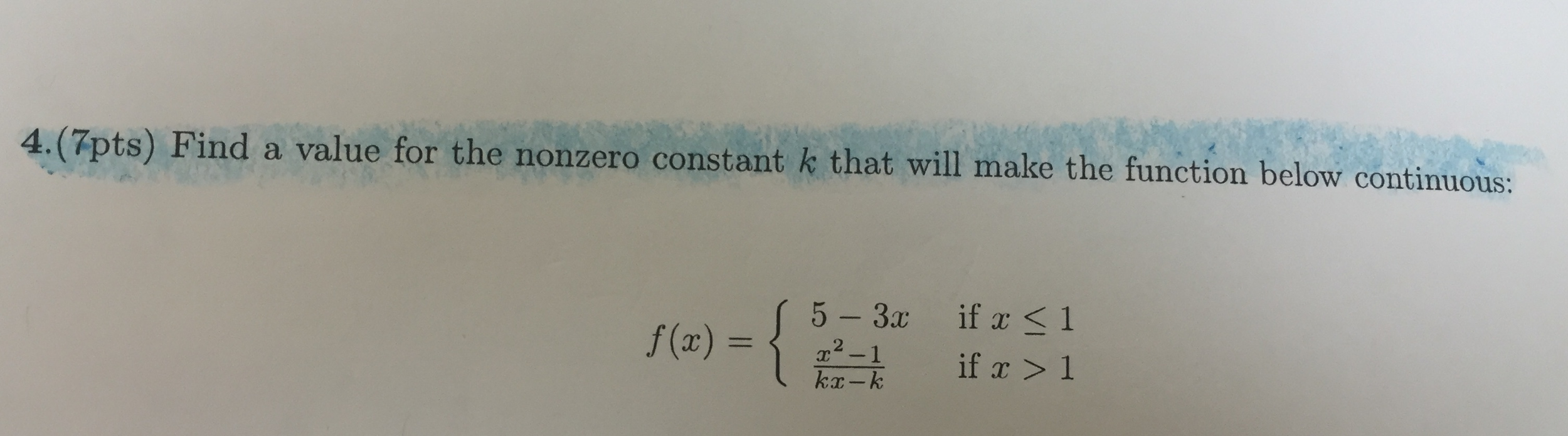 Solved Find a value for the nonzero constant k that will | Chegg.com