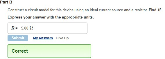 Solved Problem 2.29 The voltage and current were measured at | Chegg.com