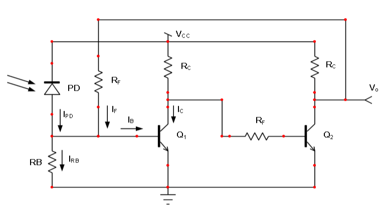 Solved So I have the following circuit diagram for a schmitt | Chegg.com