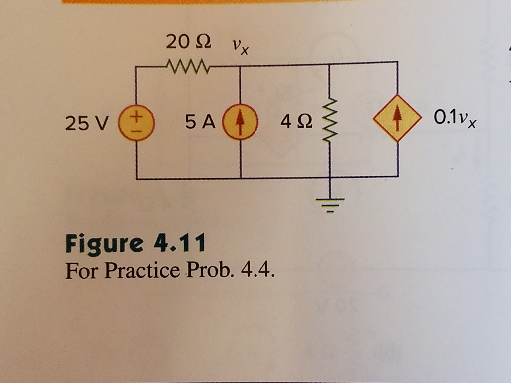 Solved Using The Superposition Theorem Find Vx In The 3823