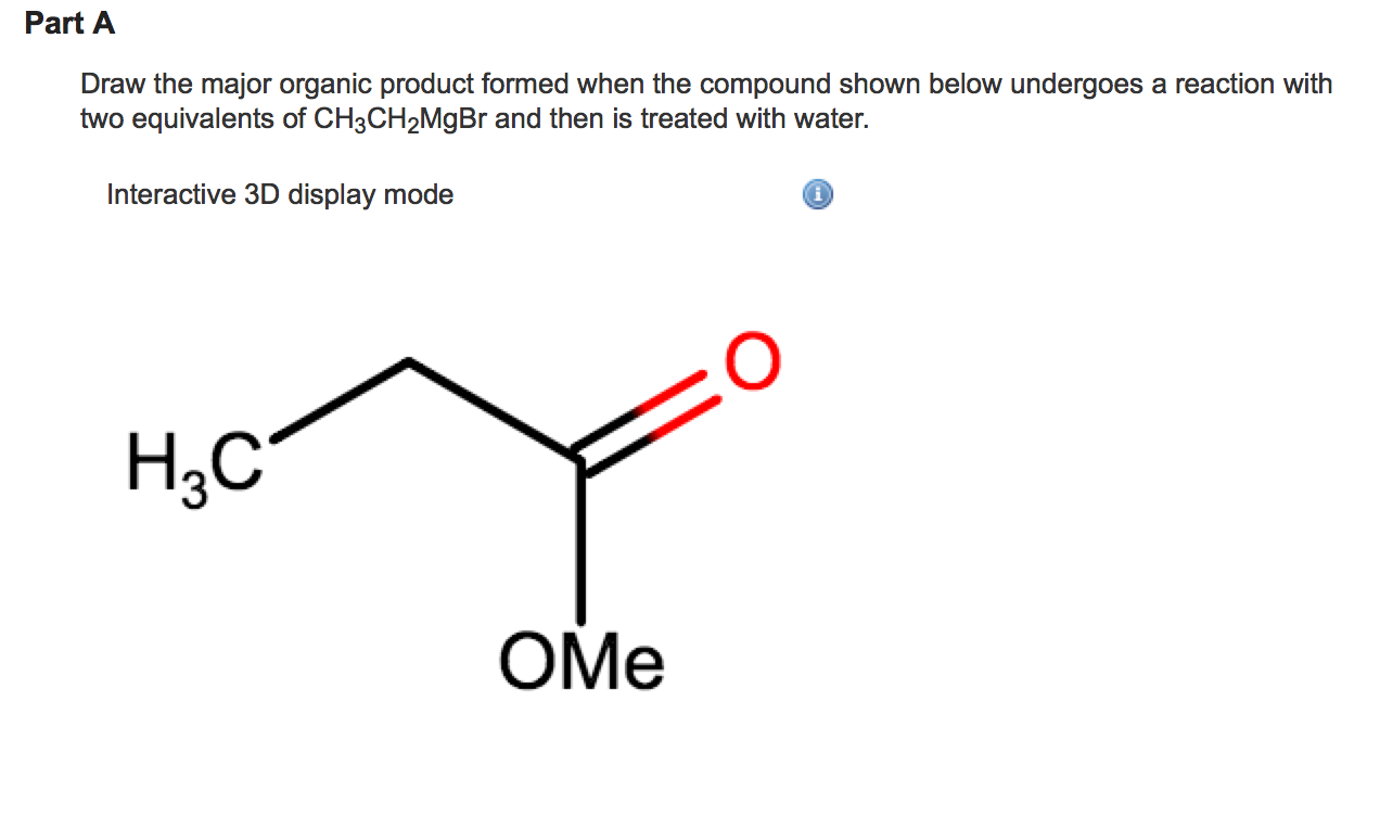 solved-draw-the-major-organic-product-formed-when-the-chegg