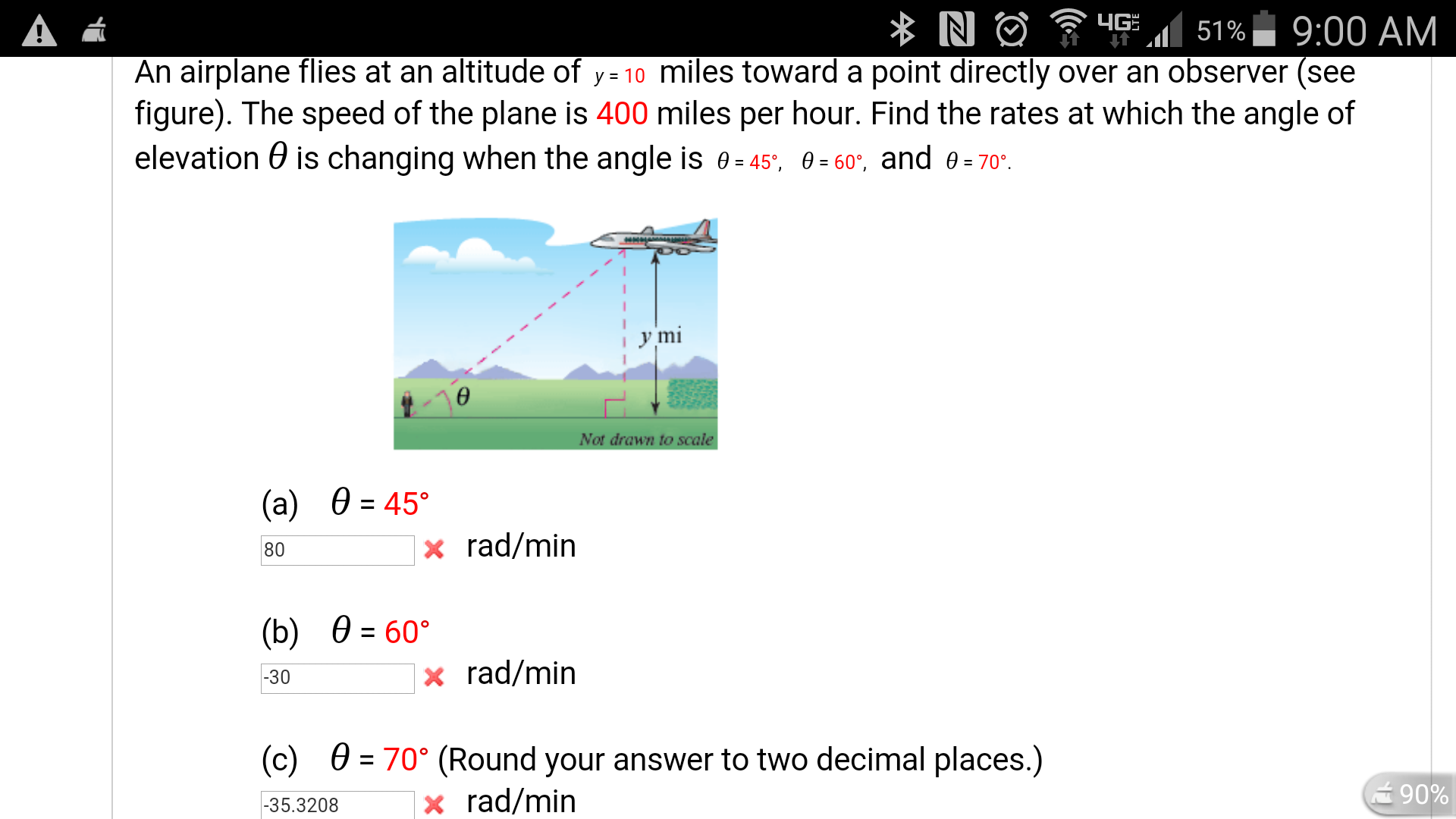 solved-an-airplane-flies-at-an-altitude-of-y-10-miles-chegg