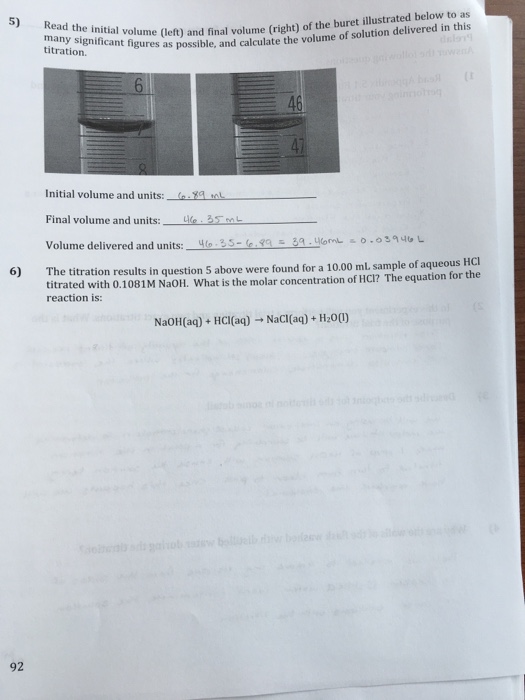 Solved Read the initial volume (left) and final volume | Chegg.com