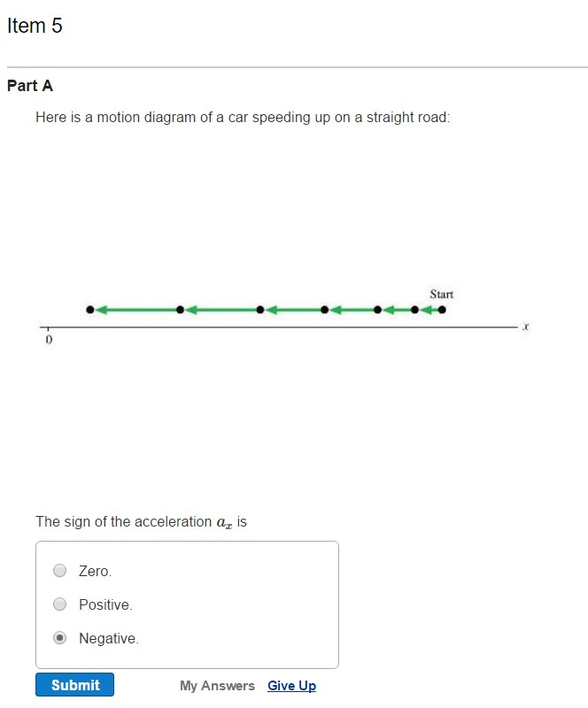Solved I Believe The Answer Is Positive Because The Car Is Chegg