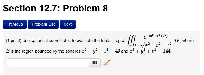 Solved Use spherical coordinates to evaluate the triple | Chegg.com