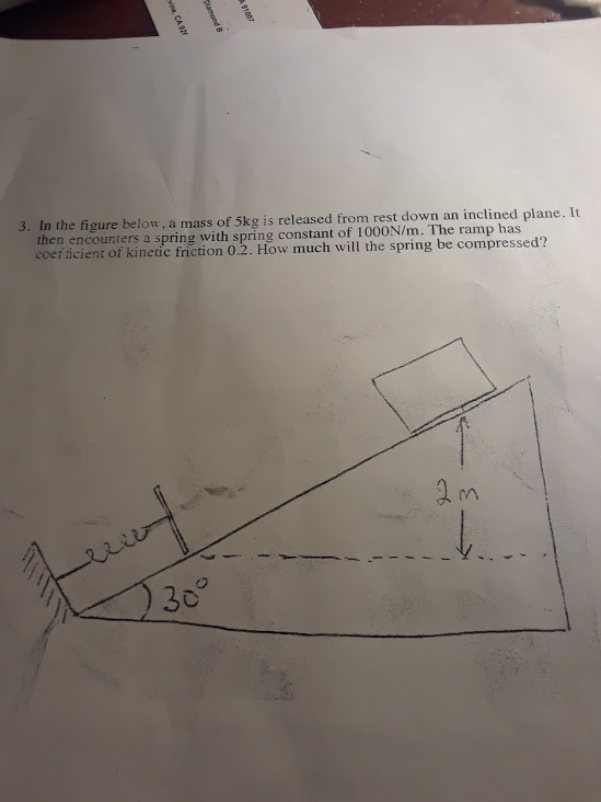 solved-3-in-the-figure-below-a-mass-of-5kg-is-released-chegg