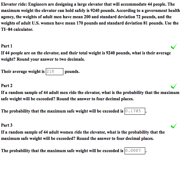 Solved Elevator ride Engineers are designing a large