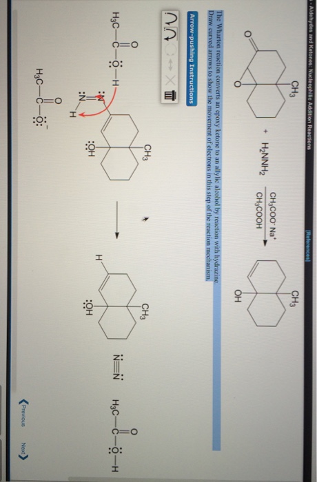 Solved The Wharton converts an epoxy ketone to an allelic | Chegg.com