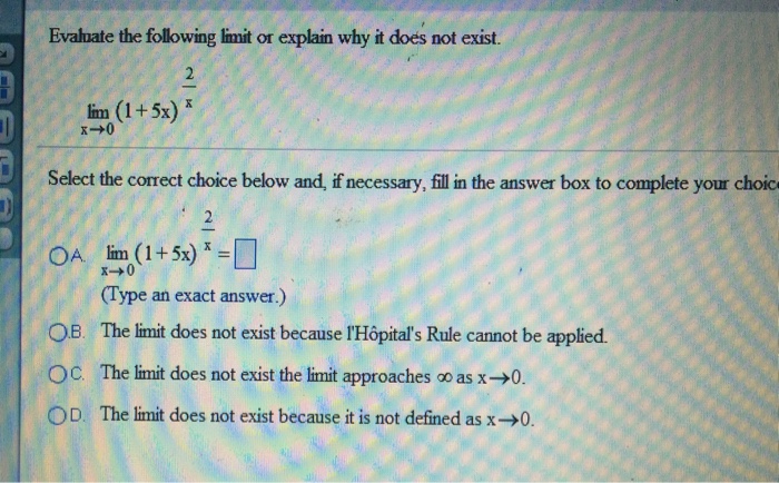 Solved Limits | Chegg.com