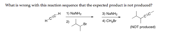 Solved What is wrong with this reaction sequence that the | Chegg.com